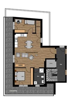 Moderne 3-Zimmer Neubauwohnung mit großem Balkon und A+ Energieeffizienz - Pfungstadt