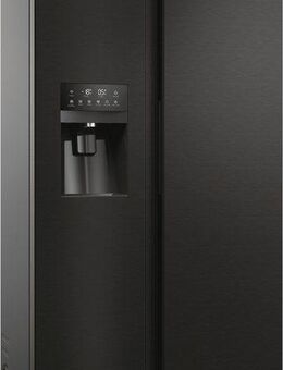 Haier Side-by-Side SBS 90 Series 5 HSR5918DIPB, 177,5 cm hoch, 90,8 cm breit, 178 cm hoch, 91 cm breit, Nutzinhalt: 511 Liter, Multi Airflow