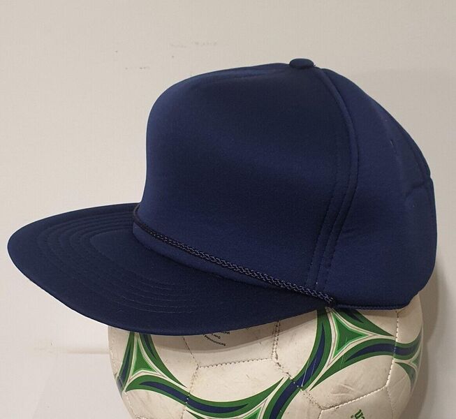 Trucker Basecap - Navy-Blau - Druckverschluss - 5-Panel Cap - Bis 64 CM - Berlin Reinickendorf