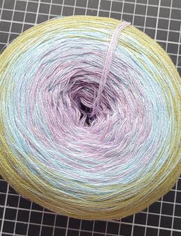 Bobbel Regenbogen Metallic | 200g - 760m | hellgrün - hellblau - lila | Rellana - Althengstett
