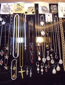 Konvolut Schmuck Silber 925, Gold 24 Kr , Ketten Ringe,Ohringe.. - Aachen