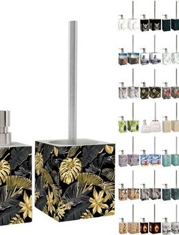 Sanilo Badaccessoire-Set mit Motiv, viele schöne Seifenspender und WC Bürsten zur Auswahl, Klobürste mit auswechselbaren Bürstenkopf, 2 tlg., 2-tlg., Desinfektionsspender mit stabiler Pumpe, hochwertig & modern