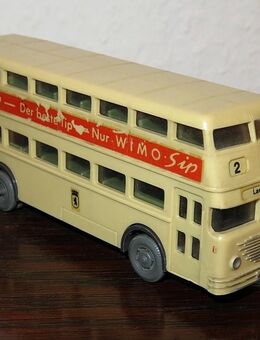 Wiking-Modell Doppeldecker Bus Büssing D2U (Berliner Modell 1959) - Rheinsberg