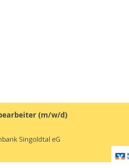 Kreditsachbearbeiter (m/w/d) - Hurlach