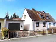 Handwerker aufgepasst! Ruhig gelegene Doppelhaushälfte mit ausgedehntem Gartengrundstück in Wolfen - Bitterfeld-Wolfen Thalheim