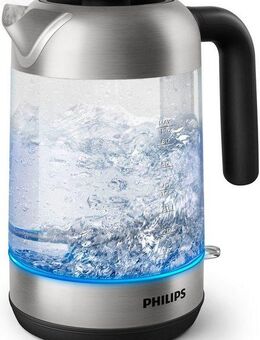 Philips Wasserkocher Series 5000 HD9339/80, 1,7 l, 2200 W, Glasgehäuse, Trockengehschutz