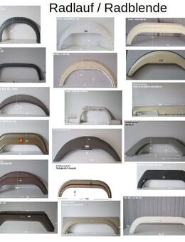 Radlauf / Radblaufblende für Ihren Wohnwagen Oldtimer/Youngtimer von caravanpartner - Schotten Zentrum