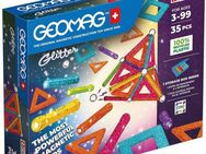 Geomag™ GEOMAG™ Glitter Panels, Recycled Magnetspielbausteine, (35 St), aus recyceltem Material, Made in Europe
