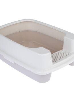 TIAKI Schalentoilette Toyger - creme / hellgrau