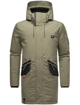 Stone Harbour Wintermantel Ragaan modischer Herren Winterparka mit Teddyfell Futter