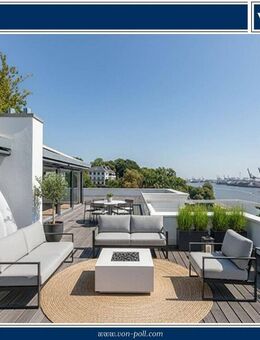 Moderne Penthouse-Maisonette, direkt an der Elbe! - Hamburg
