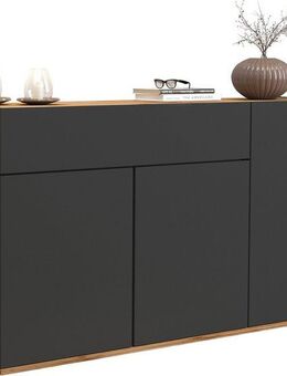 INOSIGN Sideboard Garda, Kommode, Schrank, Kredenz, 3 Türen, 1 Schublade, grifflos Breite 120,1 cm