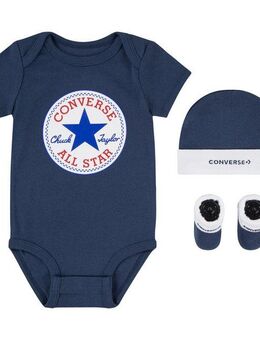 Converse Erstausstattungspaket CLASSIC CTP INFANT HAT BODYSUIT BOO (Packung, 3-tlg)