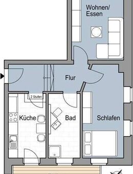 Leipzig Lindenau- 2 Zimmer Wohnung mit Balkon - Leipzig