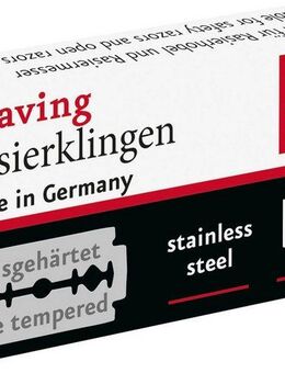 ERBE Rasierklingen, 10-tlg., Edelstahl, rostfrei