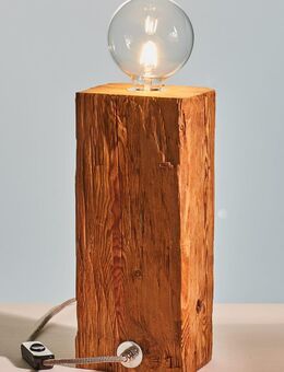 Lampe aus Altholz, Handarbeit, ca.60 cm hoch - Starnberg Zentrum