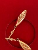 Ohrringe echt 999-er gold, Ohrringe, lang in 99091