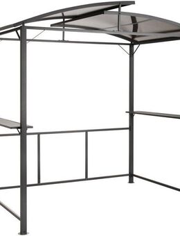 KONIFERA Grillpavillon Roma, Außenmaße BxT: 245x150 cm, Stahlgestell, Polycarbonat-Dachplatten