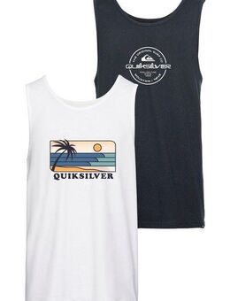 Quiksilver Tanktop LINEUP CIRCL LOGO TANK PACK YM (Packung, 2-tlg)