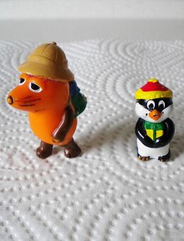 Meister Marken-2 Figuren,die Sendung mit der Maus u.a.,2,5-4 cm,Alt - Linnich