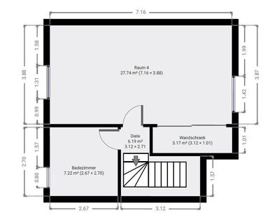 Großzügige, helle 95qm Maisonette-Wohnung mit Balkon in Leipzig-Südost