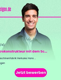 Elektrokonstrukteur mit dem Schwerpunkt CE-Koordination (alle Geschlechter) - Siegen (Universitätsstadt)