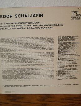 Fedor Schaljapin-singt Arien und Volkslieder-Vinyl-LP,1968,Rar ! - Linnich