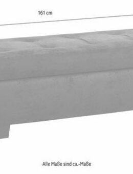 Home affaire Hocker Bergen, mit Staufach, 161 cm breit