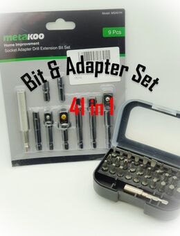 41in1 Bit Set und Steckschlüssel Adapter Set Neu - Neumünster
