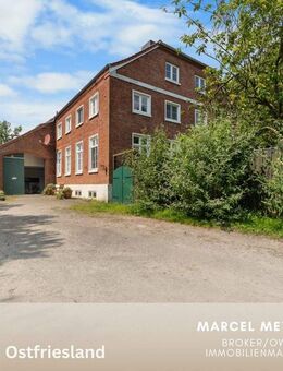 *** RESERVIERT *** Historischer Gulfhof: Stilvolle Eigentumswohnung mit Deichblick - Krummhörn