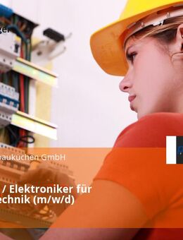 Elektriker / Elektroniker für Betriebstechnik (m/w/d) - Vlotho