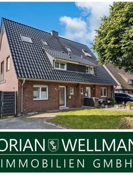 Ibbenbüren - Laggenbeck | Modernisierte DHH mit Südterrassen, großem Souterrain und Stellplätzen - Ibbenbüren