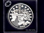 Silbermünze 1 1/2 Euro Frankreich, EU Erweiterung 2004 - Körner