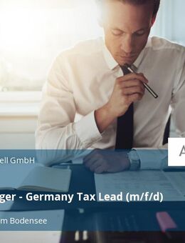 Tax Manager - Germany Tax Lead (m/f/d) - Eigeltingen