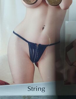 String mit Metall Zipper vorn - Espenau
