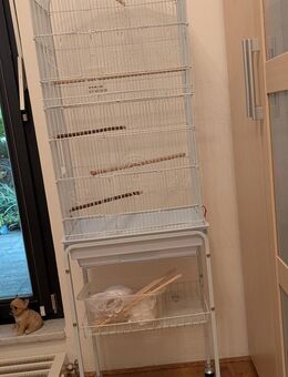 Großer Vogelkäfig auf Rollen / Düsseldorf Süd - Düsseldorf