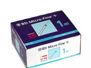 2500 Stück BD Microfine Insulinspritzen U40 1ml 0,33mm (29G) x 12,7mm 12/2027 Diabetiker Diabetes - Unterlüß