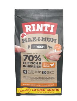 RINTI Max-i-mum Fresh Huhn - 12 kg + 2 kg