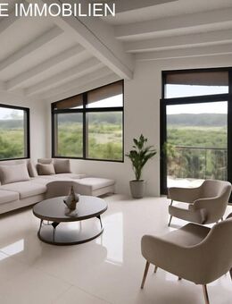 Solides Architektenhaus mit 2 Wohnungen und Blick über Bad König - Bad König