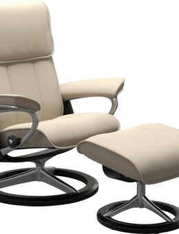 Stressless® Fußhocker Admiral, mit Signature Base, Gestell Schwarz
