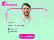 Head of IT / IT-Leiter (m/w/d) - Isernhagen