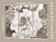 Bestatterbedarf: Roll-Up Display "Hortensienblüten" - als 3er-Set zur Dekoration von Trauerhallen - Wilhelmshaven Zentrum