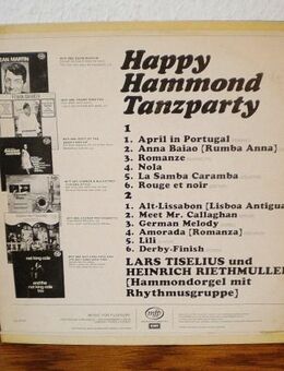 Lars Tiselius und Heinrich Riethmüller-Happy Hammond Tanzparty-Vinyl-LP,Mfp,60/70er Jahre,Rar ! - Linnich