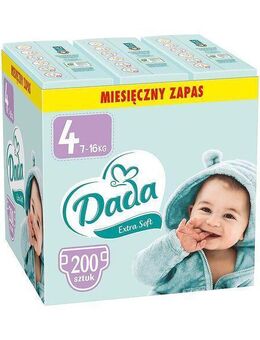 Extra Soft 4 Maxi Windeln 200 Stück, mit Zusatz von Aloe-Extrakt 7-16kg - Wuppertal