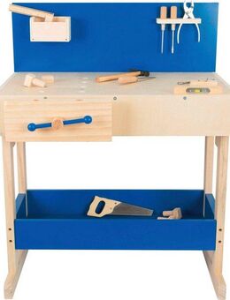 Small Foot Spielwerkbank Kinderwerkbank, blau