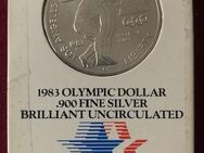 USA Olympic-Dollar Silber 900/1000 von 1983 - Bad Waldsee