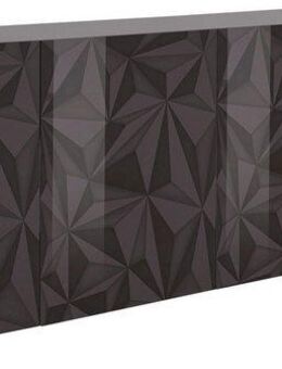 INOSIGN Sideboard Prisma Breite 241, Kommode 4 Türen, Anrichte, Front mit elegantem Siebdruck, grifflos, viel Stauraum
