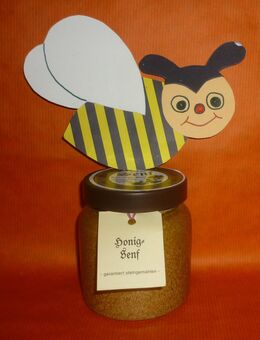 Honig Senf 270ml Thüringen steingemahlen rustikaler Tontopf - Görlitz Zentrum