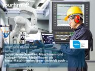 Industriemechaniker, Maschinen- und Anlagenführer, Metallbauer als Mess-Maschinenbediener (m/w/d) auch Quereinsteiger - Bassum
