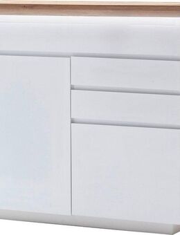 MCA furniture Sideboard Romina, mit LED Beleuchtung weiß dimmbar, inkl. Fernbedienung